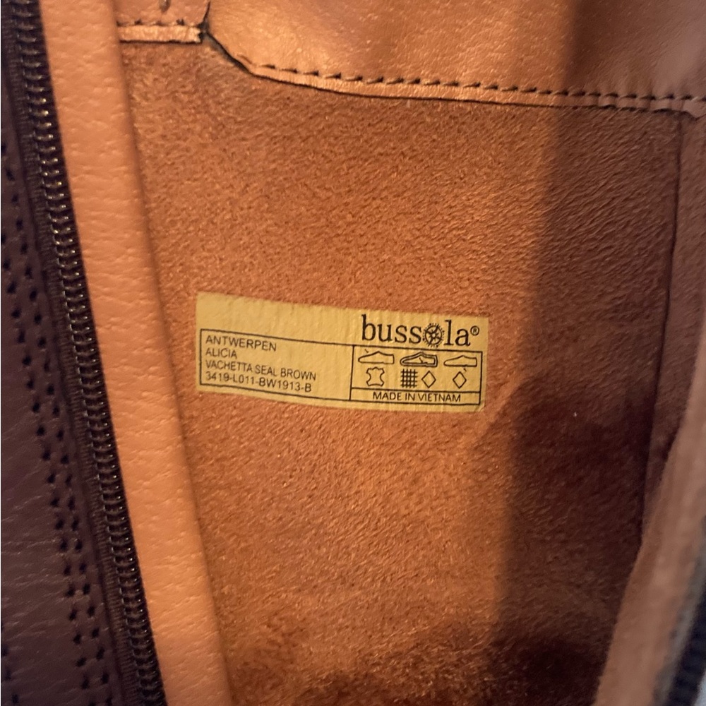 Bussola leather tall brown boots (Antwerpen) (EUR size 39; US 9). - Picture 10 of 12